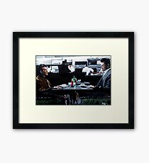 Heat Coffee Shop Framed Print