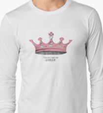 Procrastination Queen Long Sleeve T-Shirt