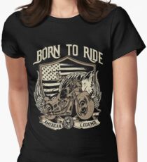 BORN TO RIDE Goodies Women's Fitted T-Shirt