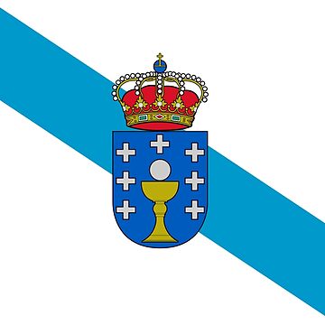 Bandeira de Galicia - Bandera de Galicia | Poster