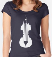 Sherlock's Violin Women's Fitted Scoop T-Shirt