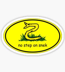 No Step on Snek Sticker