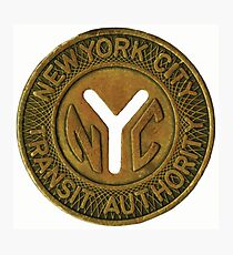 NYC transit art Photographic Print