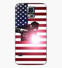 Welding: Welder & American Flag Case/Skin for Samsung Galaxy