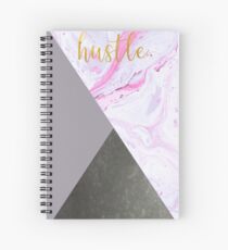 HUSTLE. Spiral Notebook