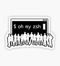 Oh My Zsh Sticker Sticker
