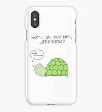 Turtle World Domination iPhone Case