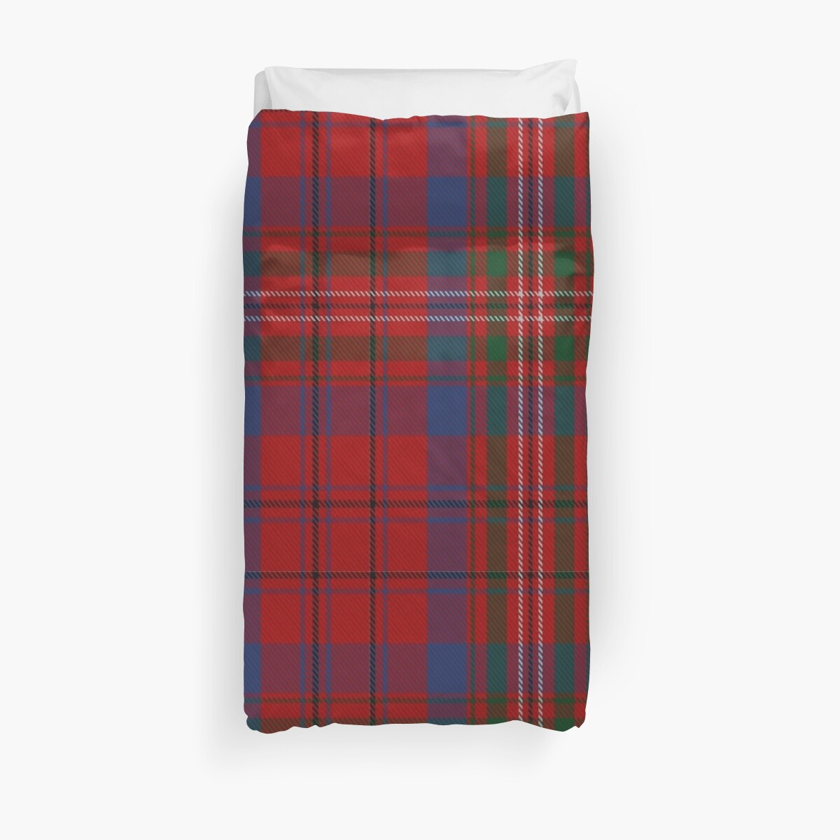 Cameron Of Lochiel Hunting Clan Family Tartan Duvet Cover By