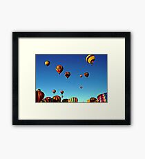 I love the sky! Framed Print