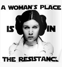 Der Platz einer Frau ist im Widerstand Poster
