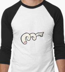 pointing hand cartoon Men's Baseball ¾ T-Shirt