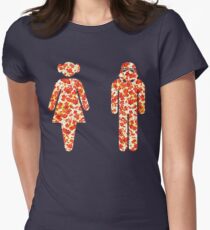 GONG TO A FANCY DRESS ON AN ARTSHIRT Women's Fitted T-Shirt