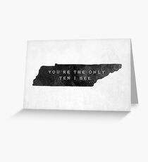 Ten I See Greeting Card