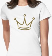 Crown gold Women's Fitted T-Shirt