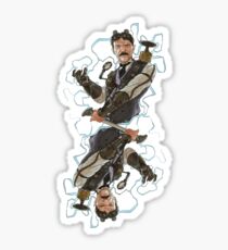 Steampunk Nikola Tesla Sticker