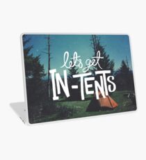 Let's Get In-Tents Laptop Skin