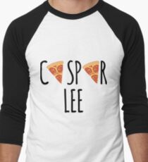 Caspar Lee - Pizza! Men's Baseball ¾ T-Shirt
