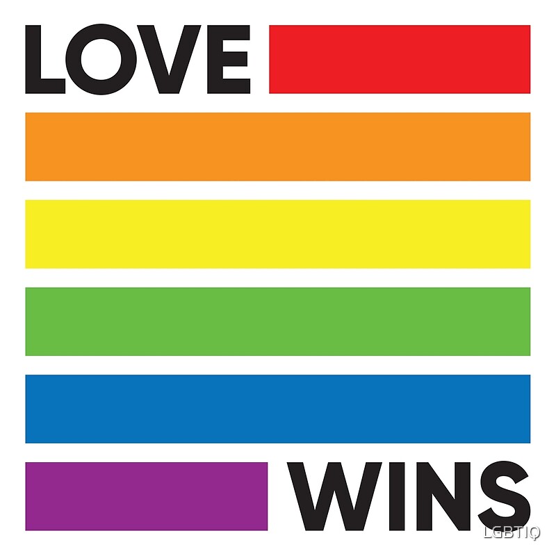 Download "Rainbow Flag Love Wins - LGBT Pride" Art Prints by LGBTIQ ...