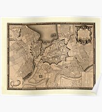 Map Of Geneva 1773 Poster