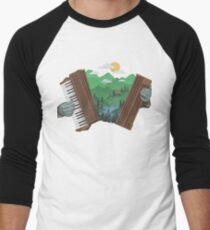 Accordionscape Men's Baseball ¾ T-Shirt