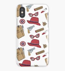 Agent Carter all over print- regular iPhone Case
