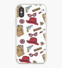 Agent Carter all over print- regular iPhone Case
