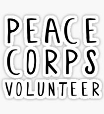 Peace Corps Volunteer Sticker