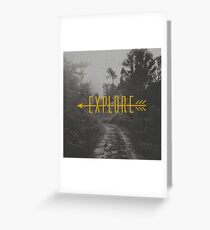 Explore (Arrow) Greeting Card