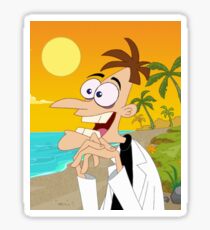 Doofenshmirtz (AKA an Angel) Sticker