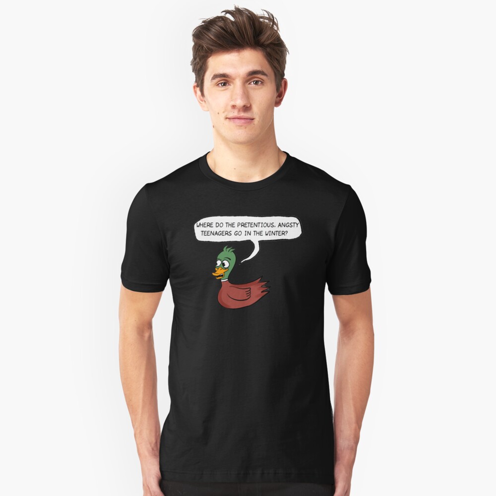 "The Catcher in the Rye Where do the ducks go?" Tshirt by BaptismOnFire Redbubble