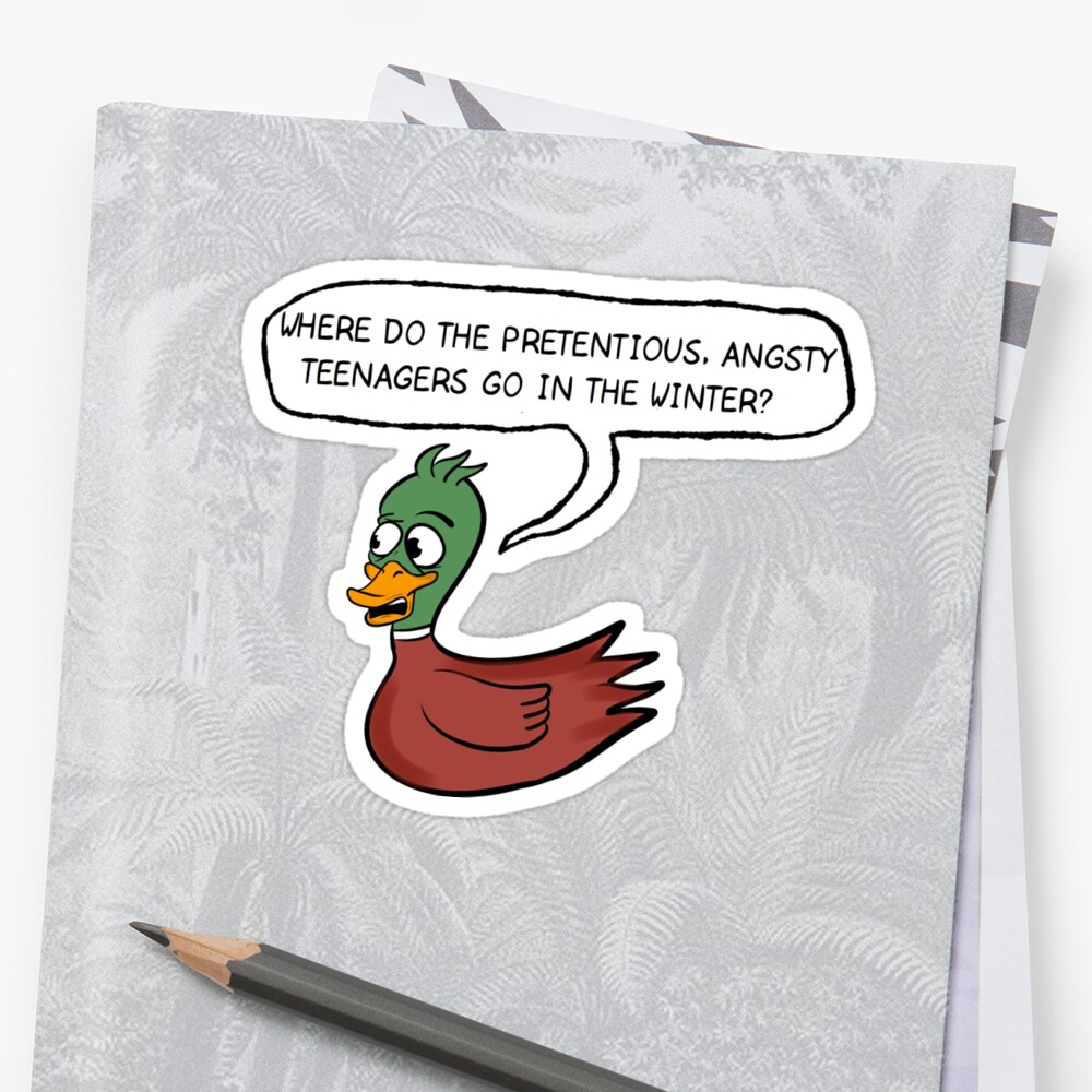 the-catcher-in-the-rye-where-do-the-ducks-go-stickers-by