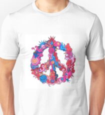 Psychedelic Peace Symbol Unisex T-Shirt