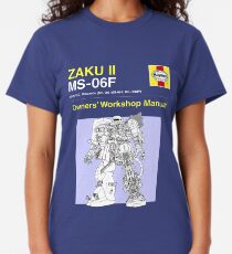 Gundam - Zaku ii - Owner's Manual Classic T-Shirt