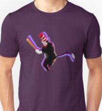 Cat in the Hat with a Bat Unisex T-Shirt