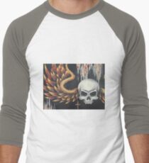 Black Men's Baseball ¾ T-Shirt