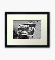 Footscrayzy Framed Print