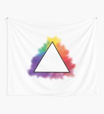 Rainbow Triangle Wall Tapestry