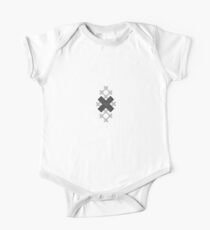 11 Crosses , White One Piece - Short Sleeve