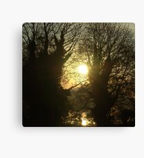 TWO SUNS Canvas Print