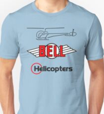 Retro Bell 47 Helicopter Unisex T-Shirt