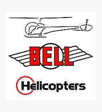 Retro Bell 47 Helicopter Photographic Print