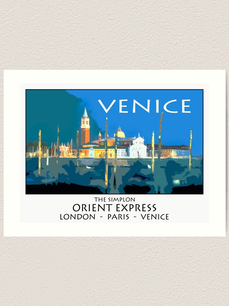 Alternate view of Vintage travel poster - Venice Art Print
