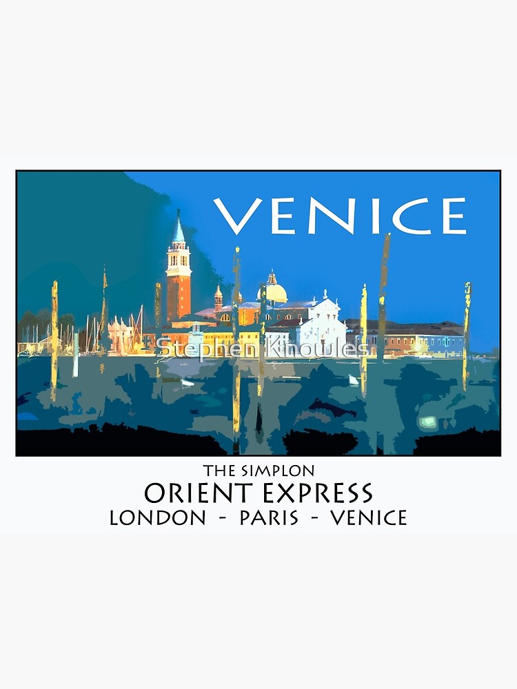 Vintage travel poster - Venice by stephenknowles