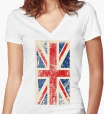 United Kingdom! Women's Fitted V-Neck T-Shirt
