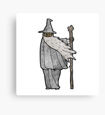 cartoon wizard Metal Print