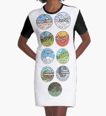 Star Wars Planets Graphic T-Shirt Dress