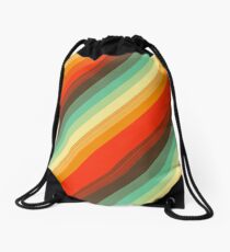 Water colour Rainbow Drawstring Bag