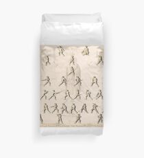 The Poste (Positions/Guards) "Getty" Fiore dei Liberi Duvet Cover