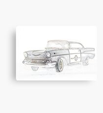 POLICE CRUISER Canvas Print