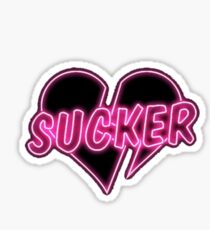 Sucker heart Sticker